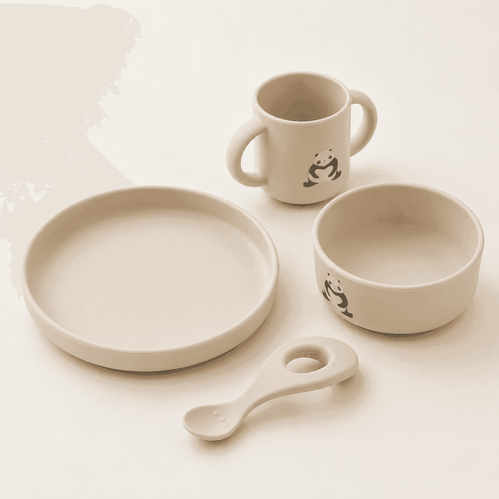 Silicone Tableware Set – Panda