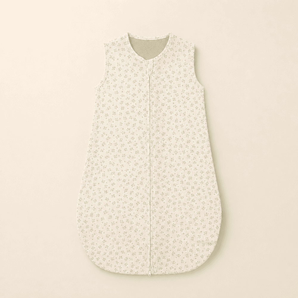 Summer Muslin Sleeping Bag – Blueberry Leaves