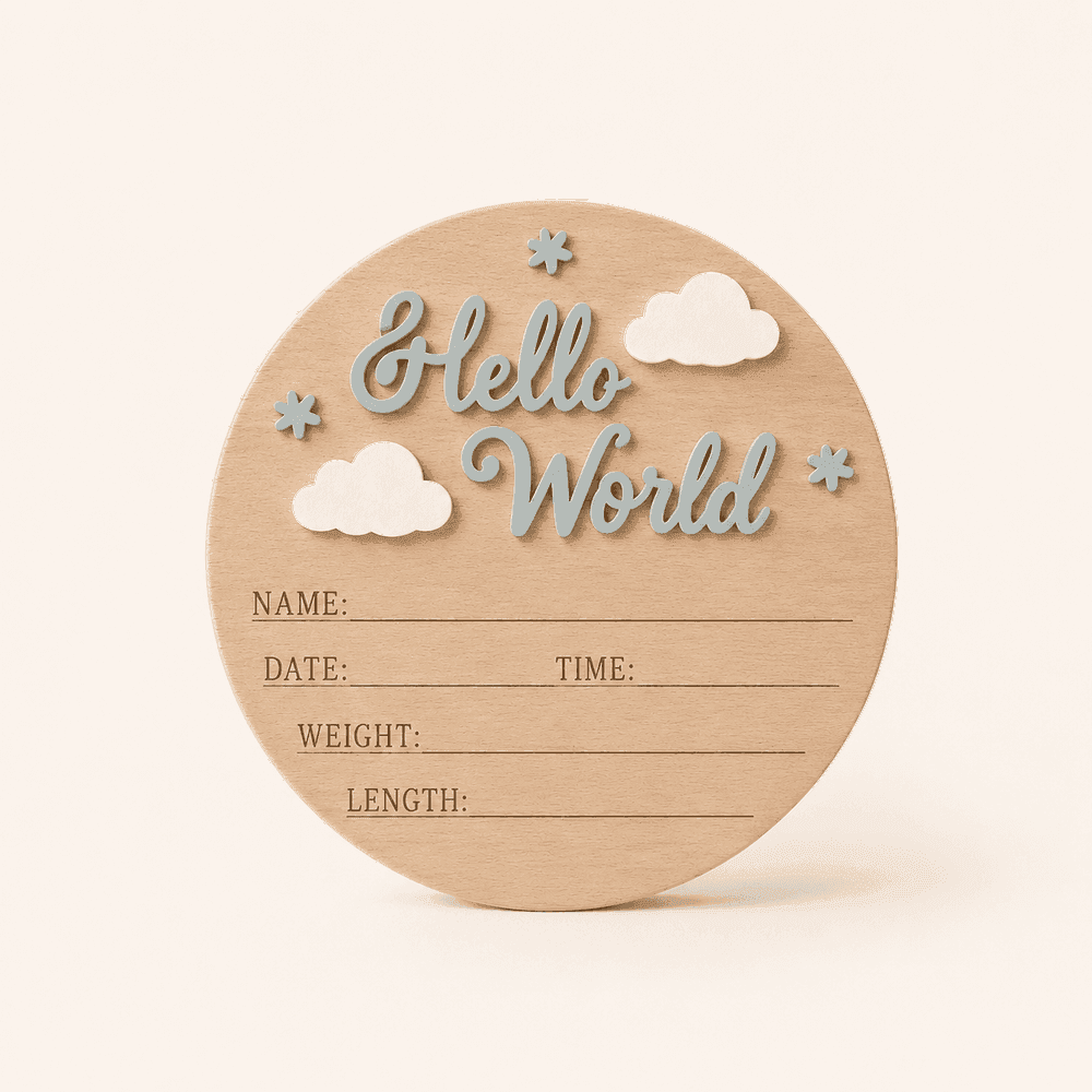 Hello World Milestone Disc – Blue