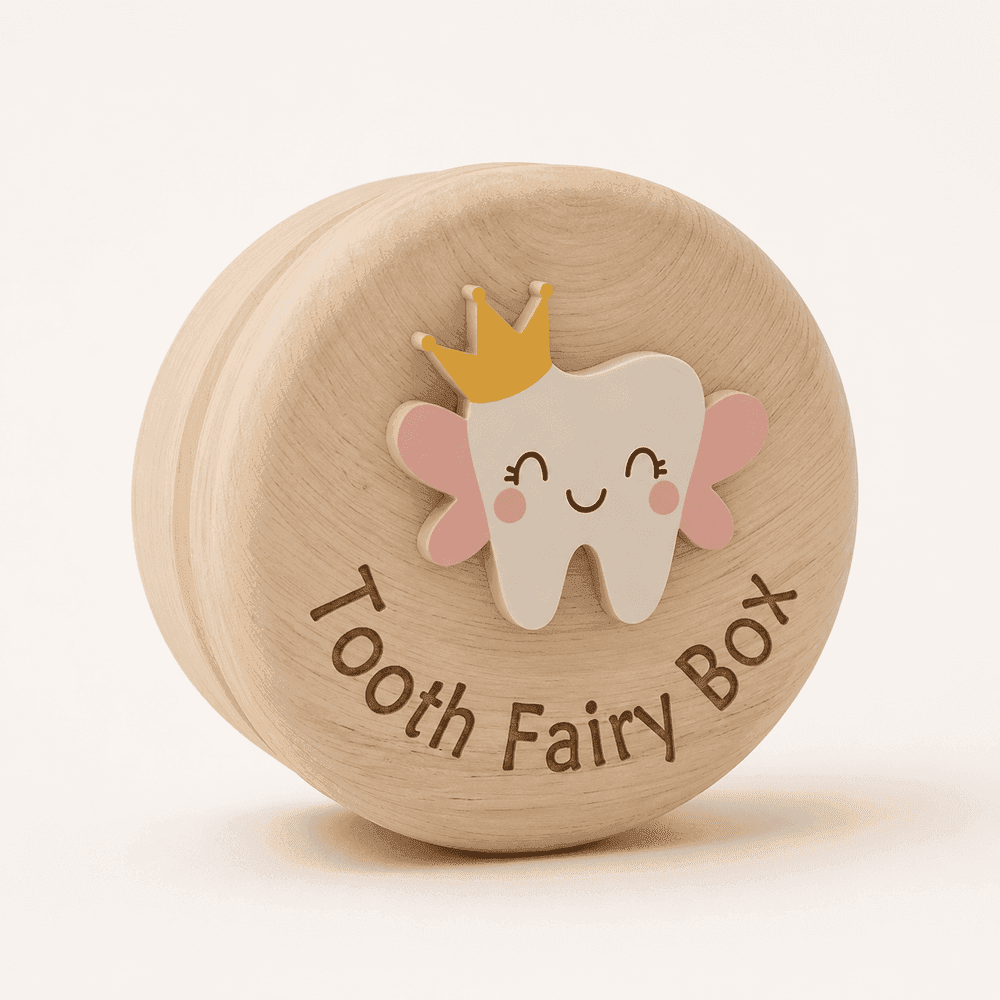 Wooden Tooth Fairy Box